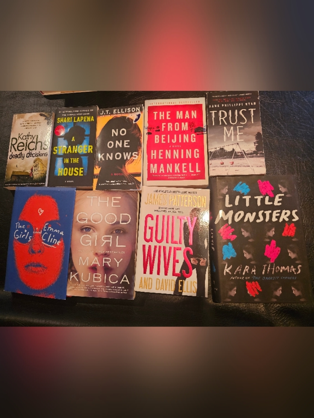 9/25$  Book LOT Psychological Thriller Suspense Mystery